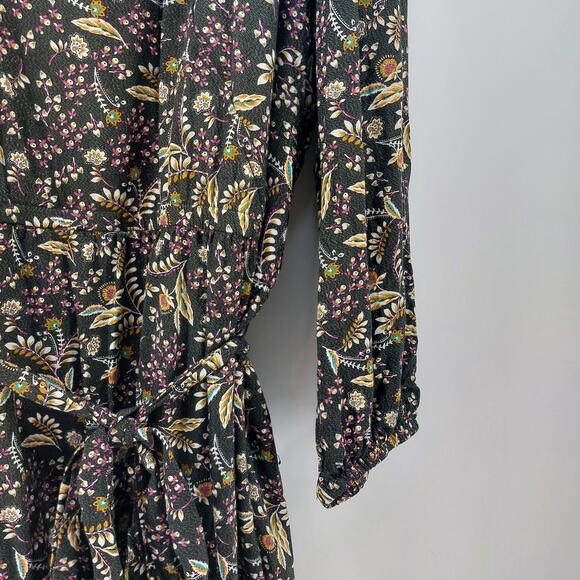 Lane Bryant Plus Size 28 Floral Paisley Midi Dress Zip Back - Picture 15 of 16